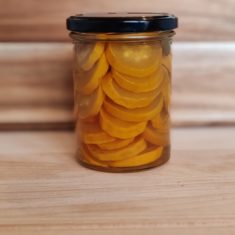 Pickles de courgettes jaune
